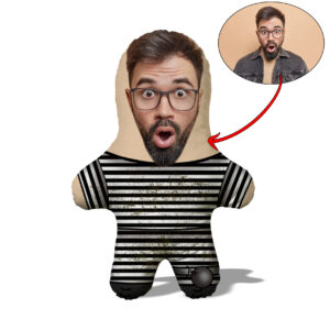 Cojín Prisionero MiniMe, regalo para amigo con espíritu rebelde