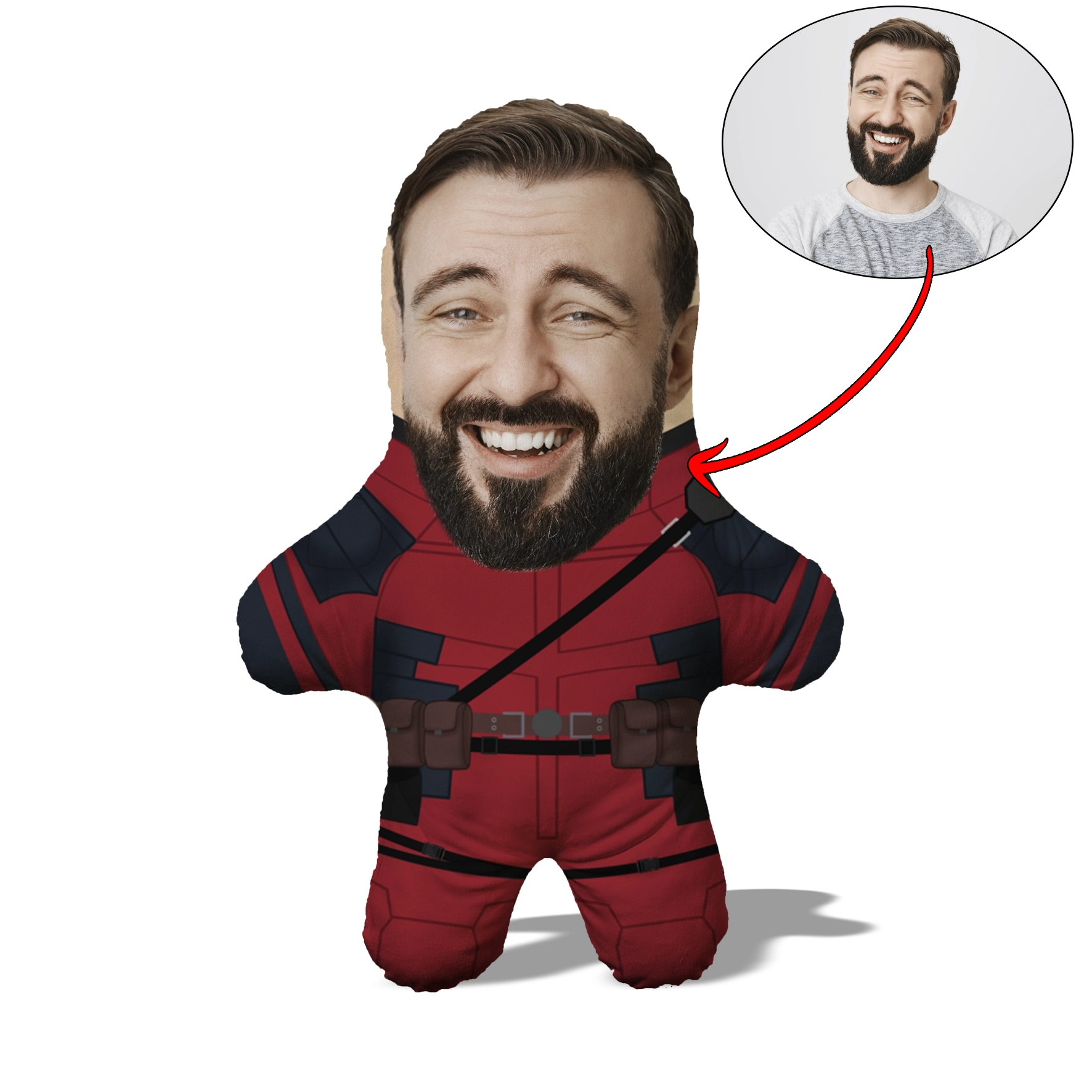 Cojín personalizado Deadpool MiniMe