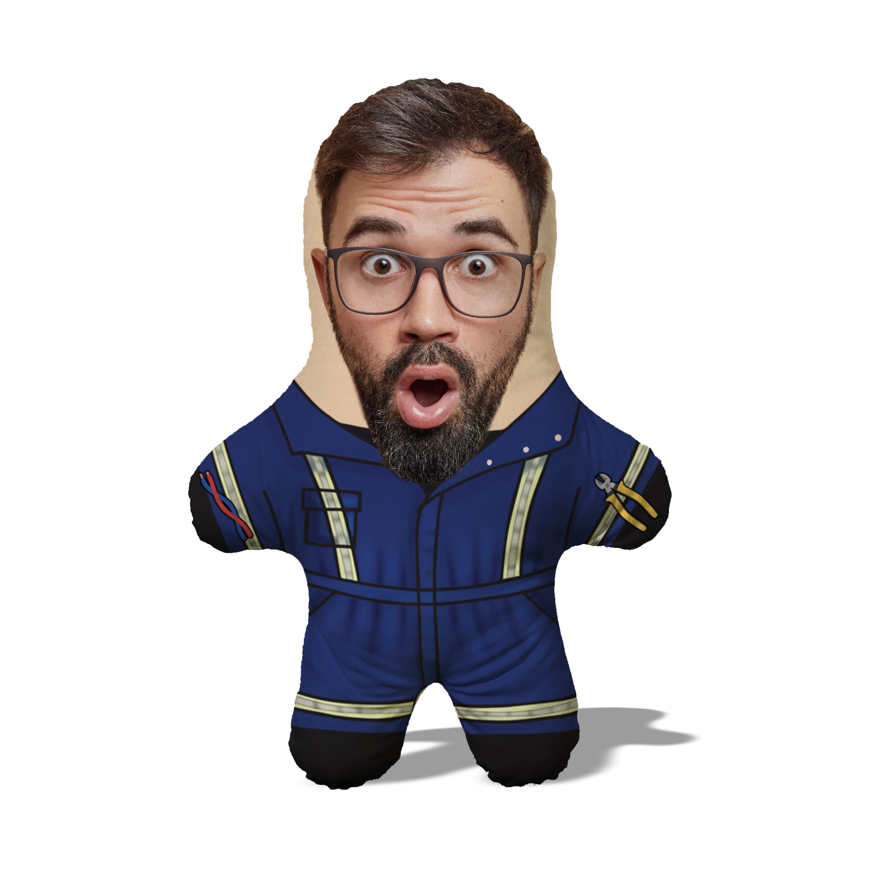 Cojín con cara de Electromecánico