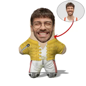Cojín Freddie Mercury MiniMe, regalo con tu cara para fans