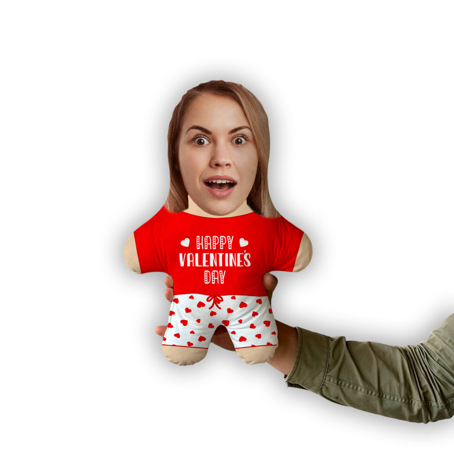 Cojín "Feliz Día de San Valentín" MiniMe, maravilloso regalo para tu pareja en esta celebración - Imagen 2