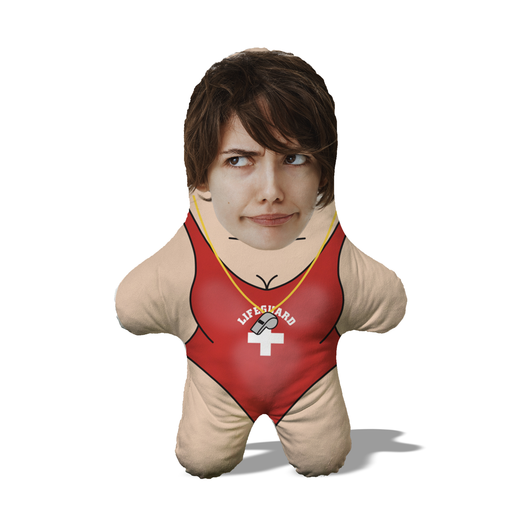 Cojín Chica Rescatista MiniMe, regalo divertido para amiga o pareja
