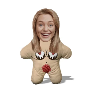 Cojín Disfraz Sexy Navideño MiniMe con tu cara